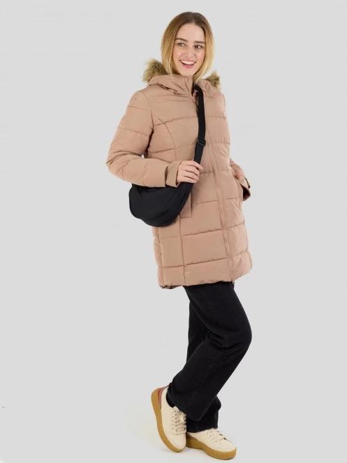 jacheta de iarna pt. femei Fundango Melody Padded Jacket maro 4