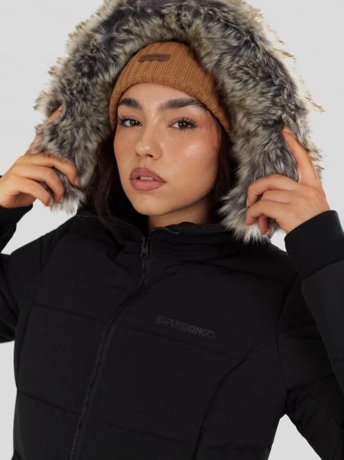 jacheta de iarna pt. femei Fundango Melody Padded Jacket negru 7