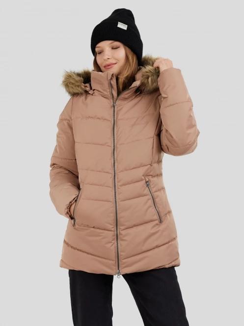 jacheta de iarna pt. femei Fundango Prue Padded Jacket maro 2