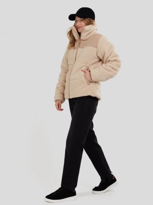 geaca matlasata de tranzitie pt. femei Fundango Nukka Padded Jacket nisip 4
