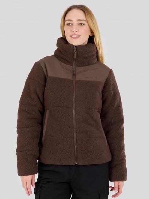 geaca matlasata de tranzitie pt. femei Fundango Nukka Padded Jacket maro 2