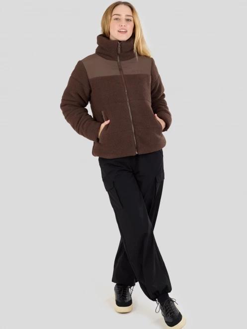 geaca matlasata de tranzitie pt. femei Fundango Nukka Padded Jacket maro 4