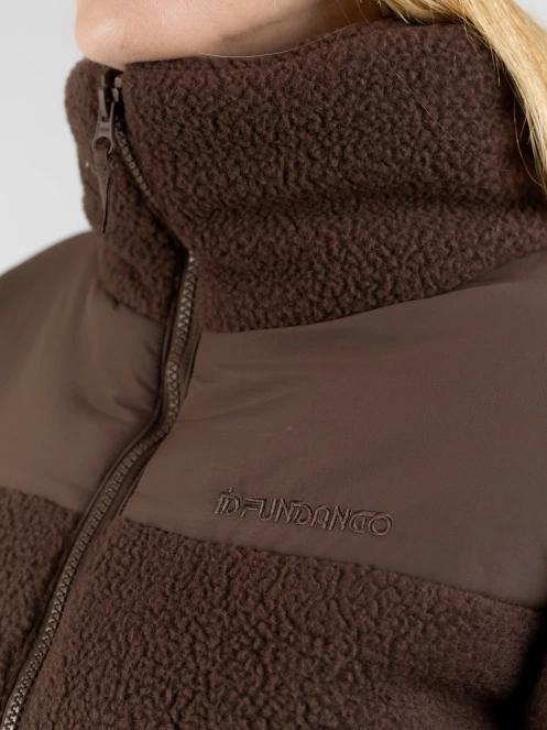 geaca matlasata de tranzitie pt. femei Fundango Nukka Padded Jacket maro 7