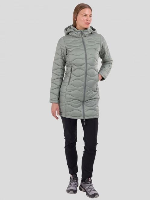 geaca matlasata de tranzitie pt. femei Fundango Nordwave Long Jacket verde 4