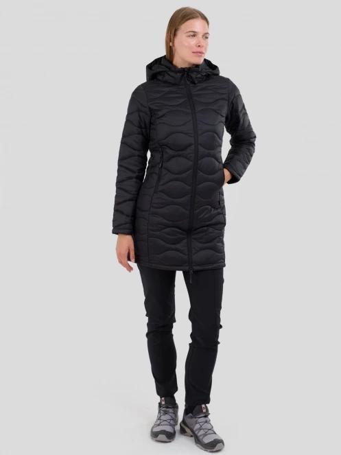 geaca matlasata de tranzitie pt. femei Fundango Nordwave Long Jacket negru 4
