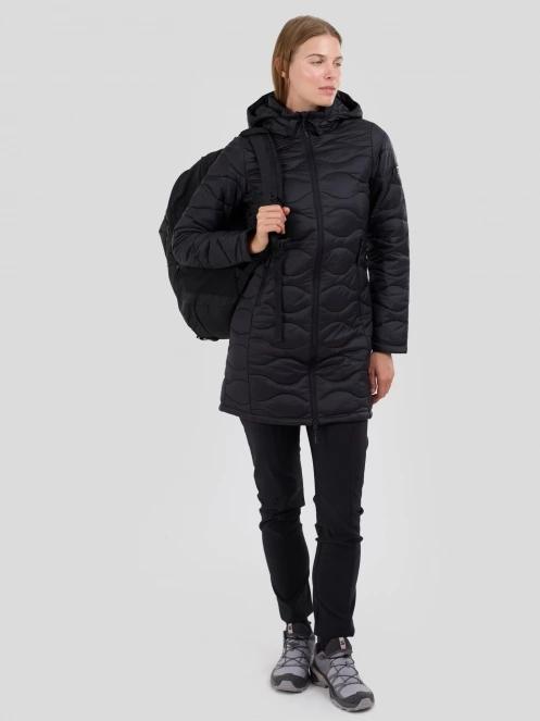 geaca matlasata de tranzitie pt. femei Fundango Nordwave Long Jacket negru 5