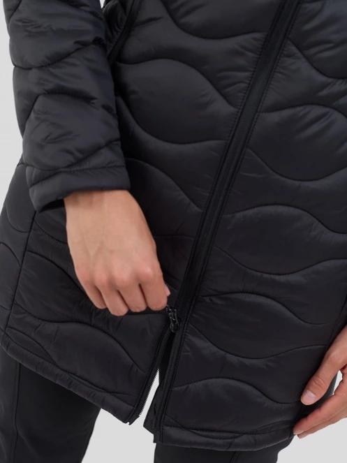 geaca matlasata de tranzitie pt. femei Fundango Nordwave Long Jacket negru 8