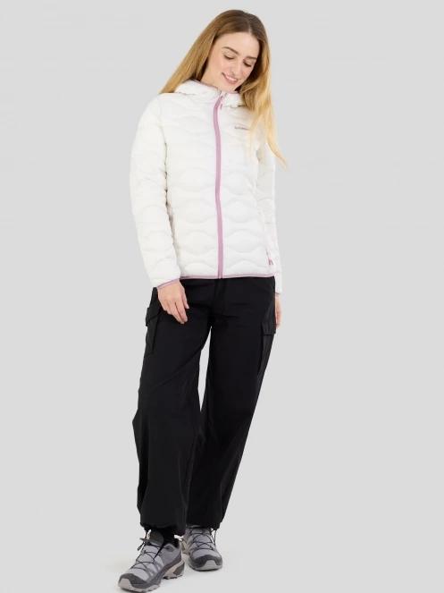 geaca matlasata de tranzitie pt. femei Fundango Vinke Padded Jacket alb 4
