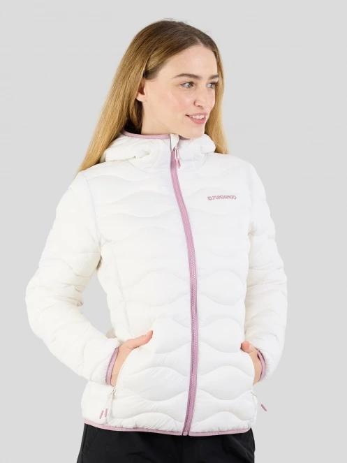 geaca matlasata de tranzitie pt. femei Fundango Vinke Padded Jacket alb 5