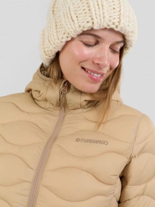geaca matlasata de tranzitie pt. femei Fundango Vinke Padded Jacket galben 7