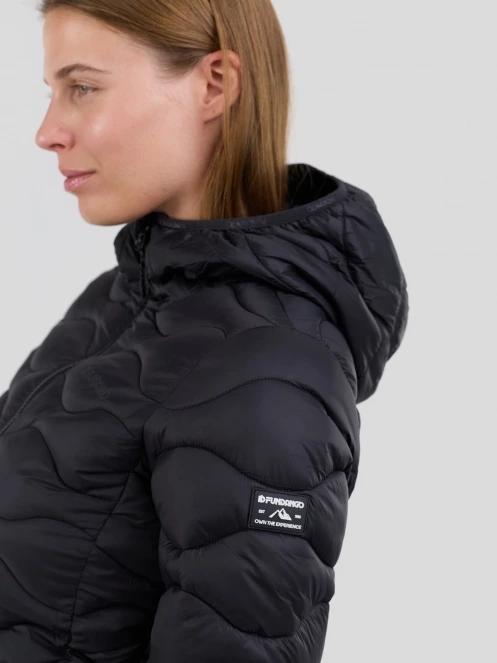 geaca matlasata de tranzitie pt. femei Fundango Vinke Padded Jacket negru 6