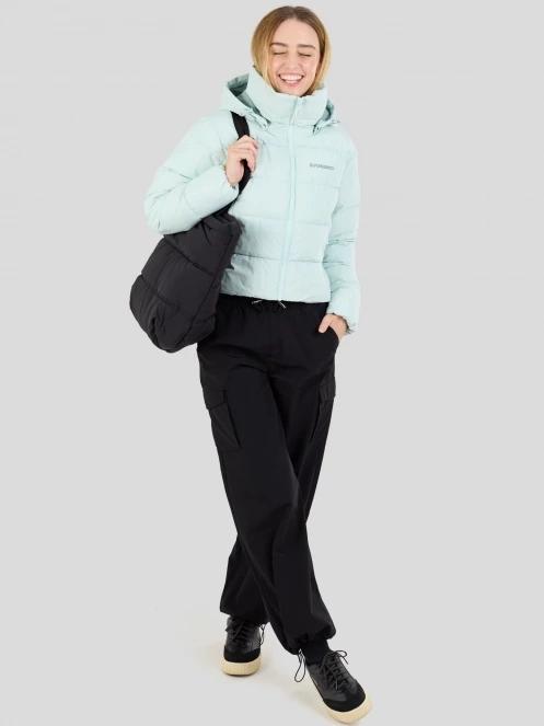 geaca matlasata de tranzitie pt. femei Fundango Amber Cropped Jacket verde 5