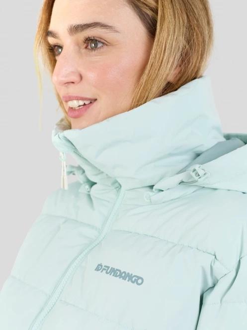 geaca matlasata de tranzitie pt. femei Fundango Amber Cropped Jacket verde 7