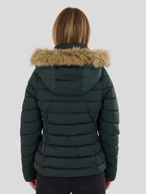 geaca matlasata de tranzitie pt. femei Fundango Urban Lite Jacket oliv 3