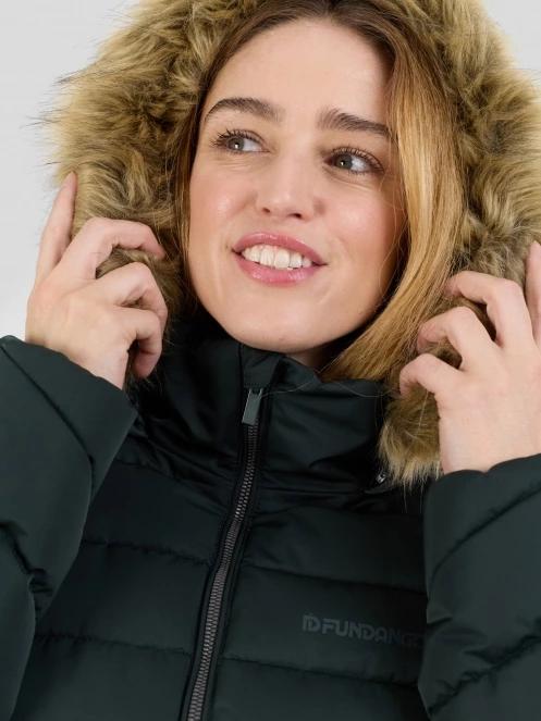 geaca matlasata de tranzitie pt. femei Fundango Urban Lite Jacket oliv 7