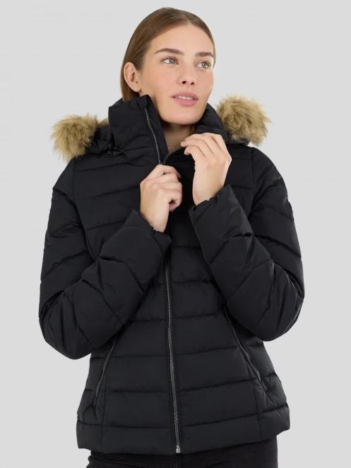 geaca matlasata de tranzitie pt. femei Fundango Urban Lite Jacket negru 2