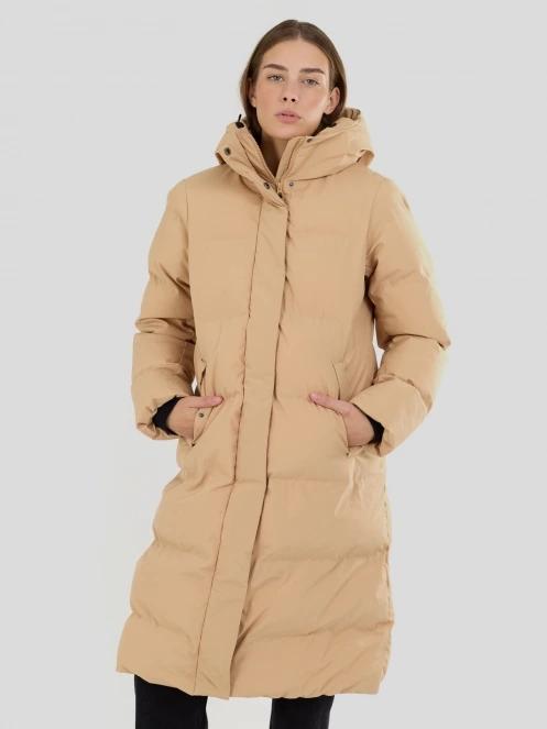 gaca de iarna matlasata pt. femei Fundango Cosycoat Long Padded Jacket galben 5