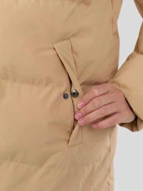 gaca de iarna matlasata pt. femei Fundango Cosycoat Long Padded Jacket galben 7