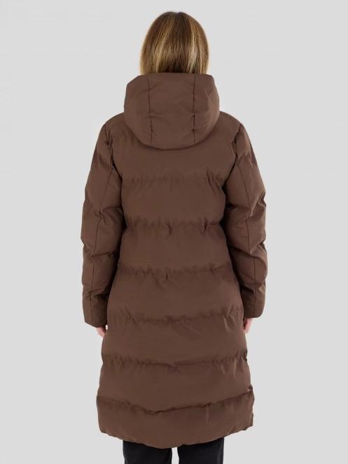 gaca de iarna matlasata pt. femei Fundango Cosycoat Long Padded Jacket maro 3