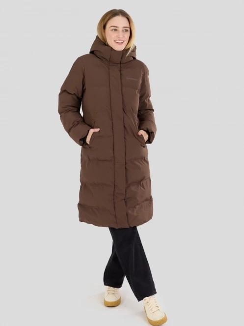 gaca de iarna matlasata pt. femei Fundango Cosycoat Long Padded Jacket maro 4