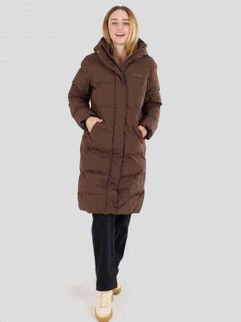 gaca de iarna matlasata pt. femei Fundango Cosycoat Long Padded Jacket maro 5