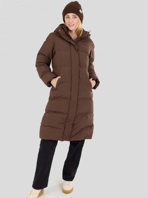 gaca de iarna matlasata pt. femei Fundango Cosycoat Long Padded Jacket maro 6