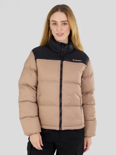 gaca de iarna matlasata pt. femei Fundango Nina Padded Jacket maro 2
