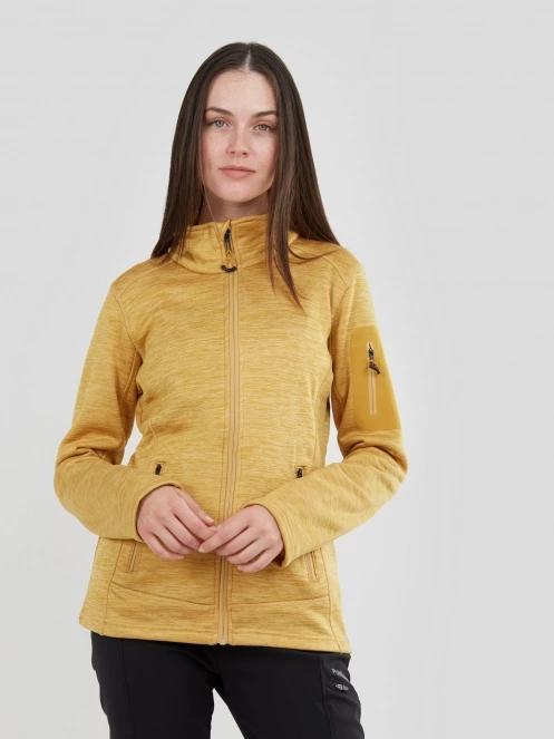 pulover polar pt. femei Fundango Antila Fleece Jacket galben 2