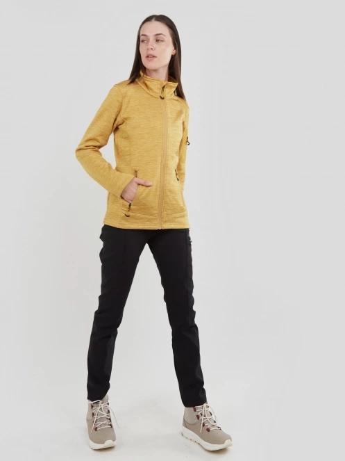 pulover polar pt. femei Fundango Antila Fleece Jacket galben 4