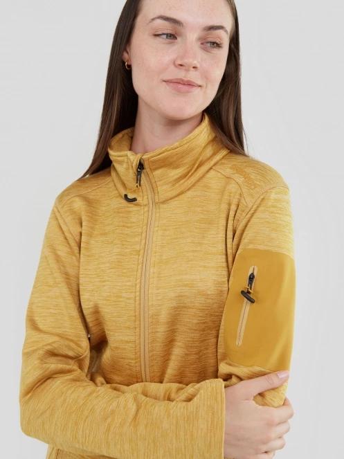 pulover polar pt. femei Fundango Antila Fleece Jacket galben 5
