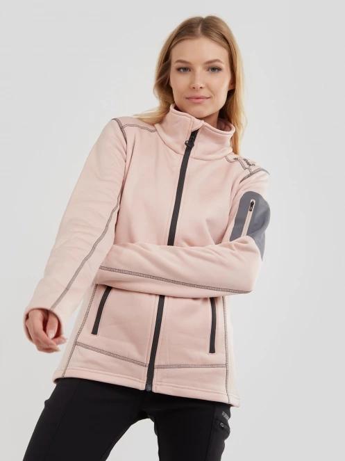 pulover polar pt. femei Fundango Antila Fleece Jacket roz 2