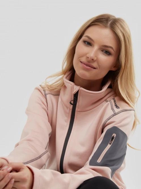 pulover polar pt. femei Fundango Antila Fleece Jacket roz 6