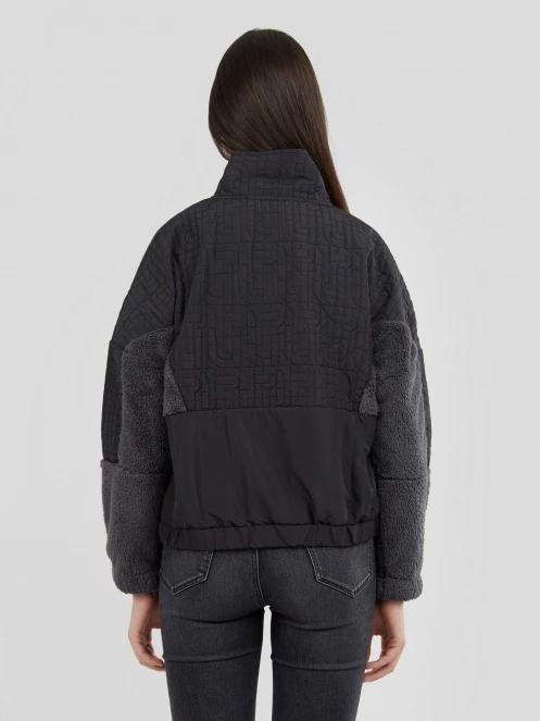 pulover polar pt. femei Fundango Calypso Hybrid Pullover negru 3