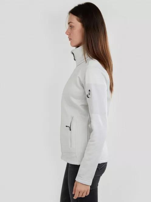 pulover polar pt. femei Fundango Antila Fleece Jacket alb 4