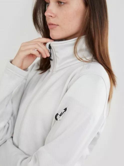 pulover polar pt. femei Fundango Antila Fleece Jacket alb 5