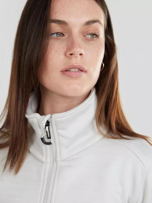 pulover polar pt. femei Fundango Antila Fleece Jacket alb 6