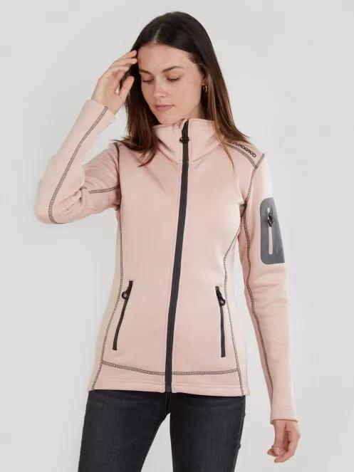 pulover polar pt. femei Fundango Antila Fleece Jacket roz 2