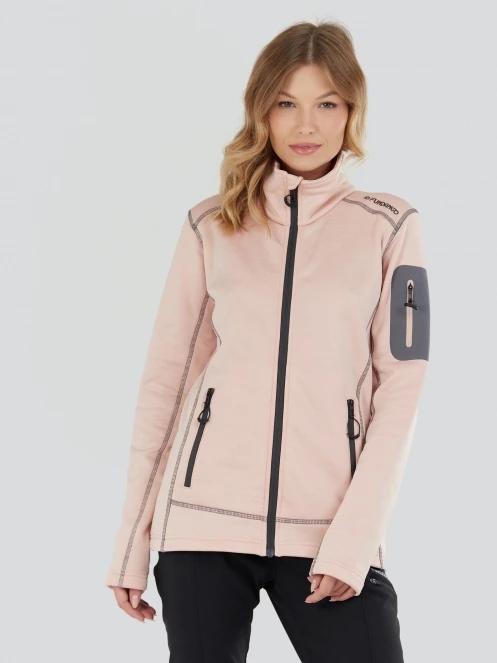 pulover polar pt. femei Fundango Antila Fleece Jacket roz 2