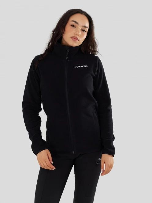 pulover polar pt. femei Fundango Serena Fleece Jacket negru 2