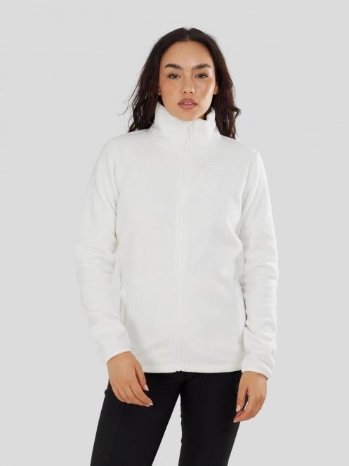 pulover polar pt. femei Fundango Serena Fleece Jacket alb 2