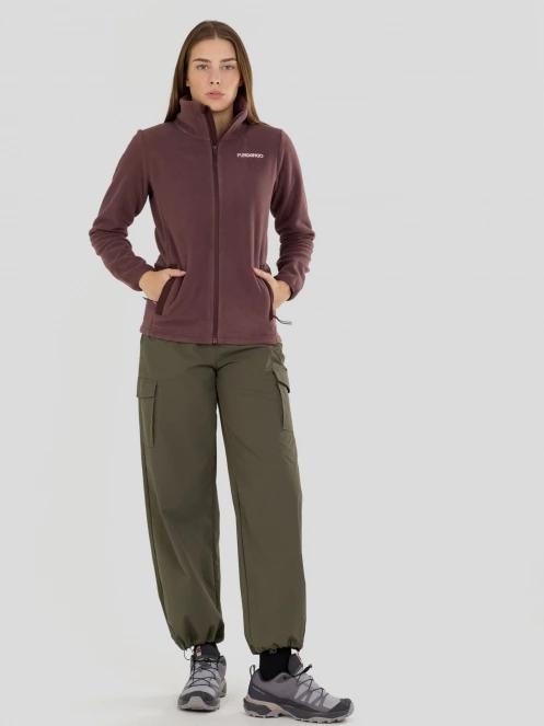 pulover polar pt. femei Fundango Serena Fleece Jacket violet 4