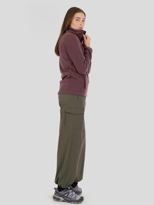 pulover polar pt. femei Fundango Serena Fleece Jacket violet 5