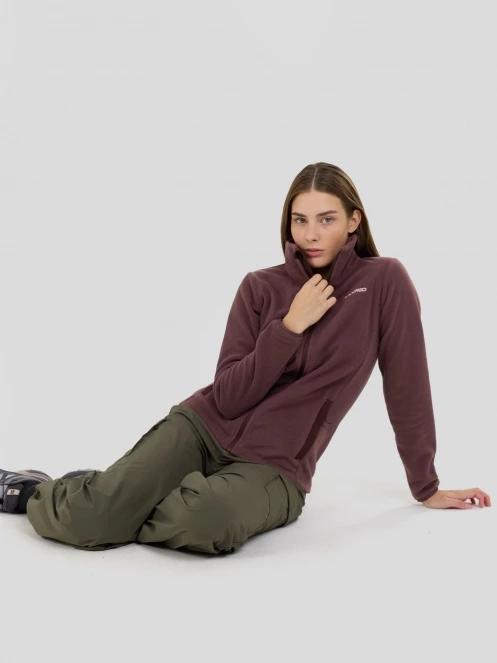 pulover polar pt. femei Fundango Serena Fleece Jacket violet 7