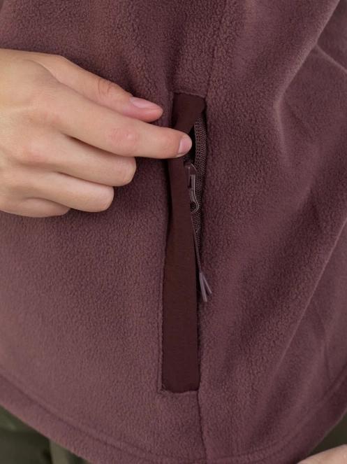 pulover polar pt. femei Fundango Serena Fleece Jacket violet 9