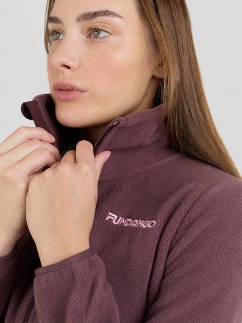 pulover polar pt. femei Fundango Serena Fleece Jacket violet 10