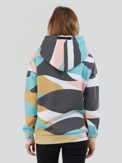 pulover cu gluga pt. femei Fundango Challenger Pullover multicolor 3