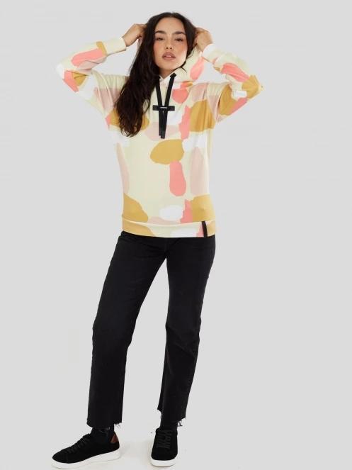 pulover cu gluga pt. femei Fundango Challenger Pullover multicolor 4