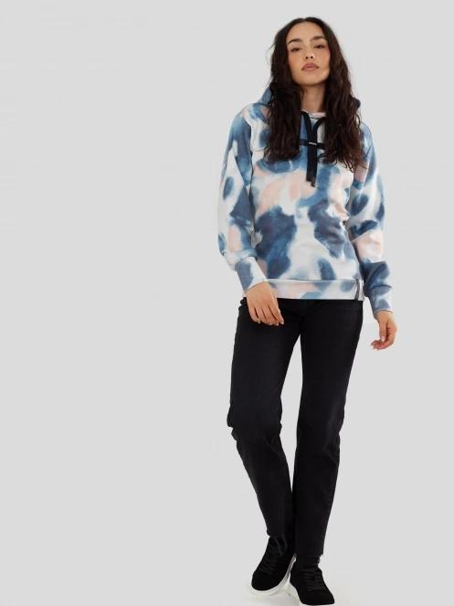 pulover cu gluga pt. femei Fundango Challenger Pullover albastru 4
