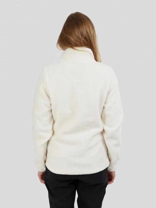 pulover polar pt. femei Fundango Shiloh Fleece Jacket alb 3