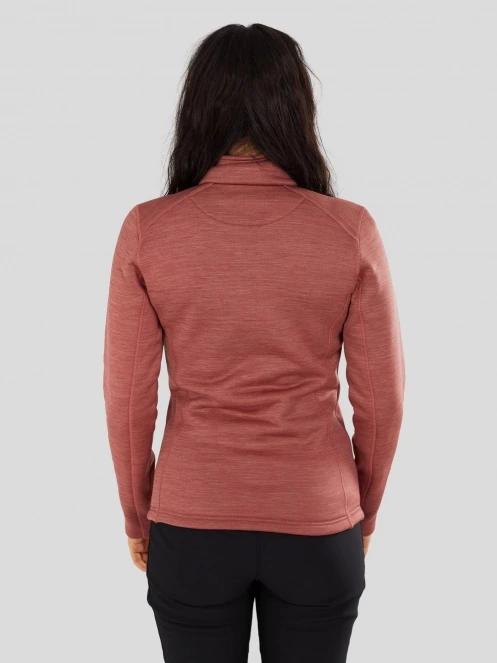 pulover polar pt. femei Fundango Antilles Melange Jacket roz 3